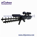 Uav 100-240VAC 30W Signal Jammer Gun For Secure Information Leakage