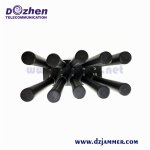 Portable 10 Bands Adjustable All GSM CDMA 3G 4G Cell Phone WiFi GPS Lojack Signal Jammer up to 30m 10 Watt