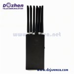 WiFi GPS GSM 3G 4G Cell Phone Signal Jammer 12 bands Handheld Portable UHF VHF Lojack Jammer 12 Watt