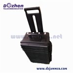 Four Bands WiFi & Bluetooth, GPS L1, WiFi 5.8g 95W Uav Anti Drone Jammer