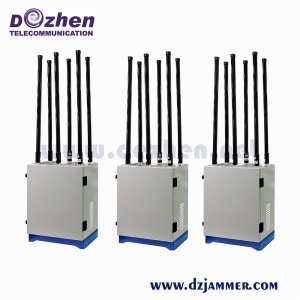 WIFI GPS Cover 6 Bands 180 Degrees Anti Drone Jammer wifi signal jammer