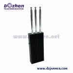 3 Bands Cell Phone GPS Signal Jammer 3 Watt Mini Portable Built In Rechargeable