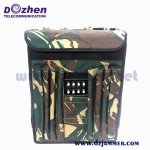 VIP Protection Security High Power Signal Jammer GPS WIFI Cell Phone Signal 4 bands Omnidirectional antenna Backpack JammerJammer