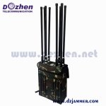80W 6 Bands Omnidirectional antenna 150 Meters Backpack Signal Jammer