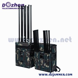 200M High Power VIP Protection Security 8 Bands GPS WIFI Cell Phone Signal Backpack Jammer 720 Watt