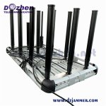868 Watt Car Signal Blocker , Wifi Jamming Device Fully Integrated Broad Band Jamming System