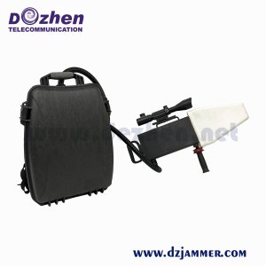 Gun Style WiFi GPS Drone Jammer (up to 1500 meters) 3 Channels