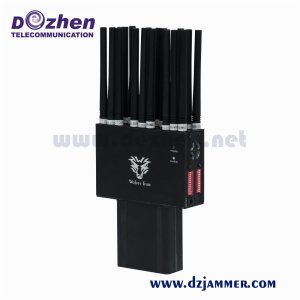 Full Bands Jammer Adjustable 18 Antennas GSM Phone Blocker WiFi 2G 3G 4G 5G GPS 18 Watt