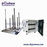 5G Cell Phone Signal Jammer Mutli-Band UHF VHF WiFi GPS 600W Total Output Power