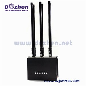 High Power 6 Bands Adjustable GPS 5G All Cell Phone Signal Jammer