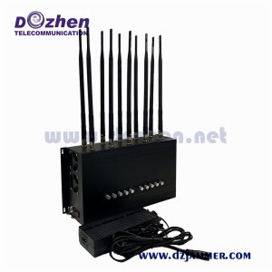 10 bands Adjustable All Mobile Phone & WIFI GPS Signal Jammer