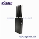 WiFi Cell Phone Signal Jammer 12 bands Handheld Portable Jammer 12 Watt