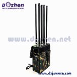 200M High Power VIP Protection Security 8 Bands GPS WIFI Cell Phone Signal Backpack Jammer 720 Watt
