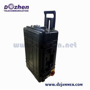 Anti Explosion 5 Bands Portable Signal Jammer 480W High Power Wireless Radio Frequency Jammer