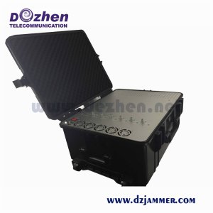 6 Bands Military 300w Manpack Portable Signal Jammer 4G / 3G Signal Jammer