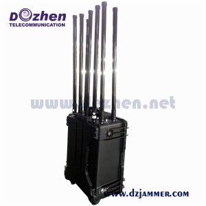 7 band Explosion Proof Handheld Signal Jammer , Vehicle Network Jamming Device GSM / DCS / 3G