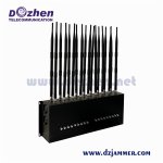 Powerful Multi Band 18 Antennas GPS WiFi 3G 4G 5g GSM RF Bluetooth Car Remote Lojack Cell Phone Signal Jammer