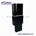 18 antennas Handheld Jammer 18Watt GSM DCS 2G 3G 4G 5G WIFI GPS 315-433-868 Mhz Jammer UHF VHF Blocker