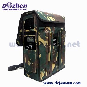 Military Durable VIP Protection Security 5 Bands Omnil Antenna Backpack Jammer High Power GPS WiFi5.8g Drone Signal Jammer 90Watt