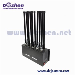 10 antenna Mobile phone signal Jammer WIFI GPS Satellite Blocker