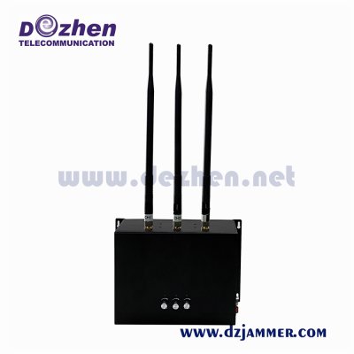 Powerful Tabletop Adjustable WiFi GPS Jammer & All Wireless Bug Camera Jammer