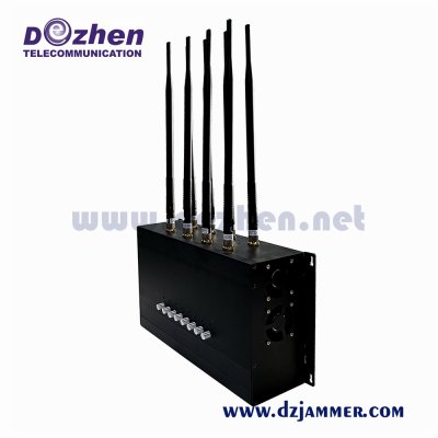 Newest High Power 8 Bands Adjustable Customized GPS 3G 4G All Cell Phone Signal Jammer