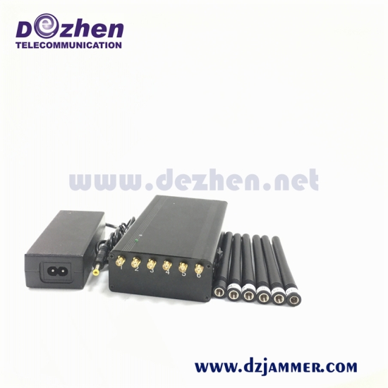 12 Bands 12 Watt Handheld Powerful Cellphone/GPS/4G/WiFi Signal Jammer, UHF VHF Signal Jammer - Click Image to Close