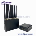 Handheld 20 Antennas 5G GPS WIFI  Mobile Phone Jammer WiFi Remote All Band 20 Watt