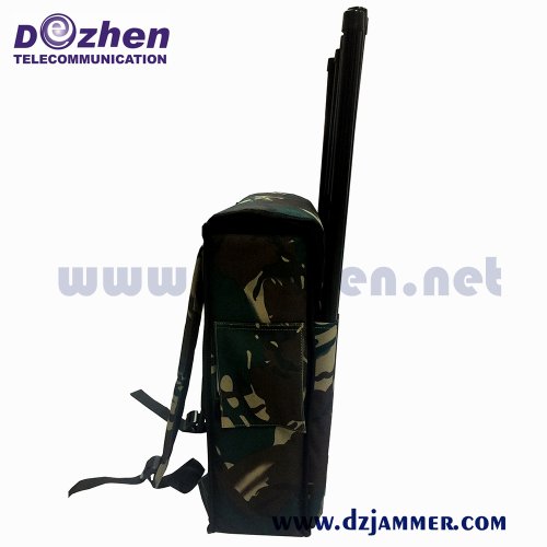 4 Bands Eod Backpack 80 Watt 4G 5g Cell Phone Signal Jammer Manpack RF Jammer