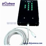 600W RF Cell Phone Reception Blocker CE/FCC Approval ,10 Bands Cell Phone Military Portable Signal Jammer