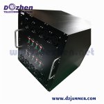 Vehicle High Power GSM CDMA 3G 4G WIFI VHF UHF Customize 10 bands frequency Jammer 500 Watt