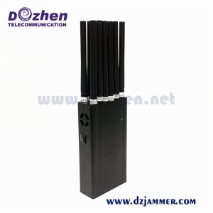 WiFi Cell Phone Signal Jammer 12 bands Handheld Portable Jammer 12 Watt