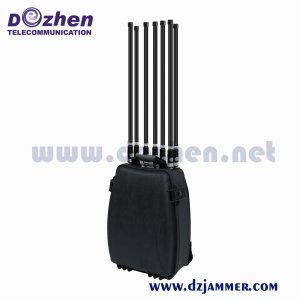 200M Military VIP Protection Security High 8 Bands Power GPS WIFI Cell Phone Signal Backpack Jammer 720 Watt