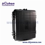 Four Bands WiFi & Bluetooth, GPS L1, WiFi 5.8g 95W Uav Anti Drone Jammer