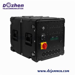20 - 3600MHz Portable Military Vehicle Bomb Jammer 11 Bands DDS High Power Cell Phone SIgnal Jammer 600 Watt