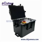 Briefcase Shape IR Laser Telescope Long Distance Jamming 300W 6 Bands Uav Drone Signal Jammer