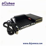 Remote control WiFi GPS GSM 3G 4G 5G LTE Cell Phone Signal Jammer 12 Antenna Handheld Portable 12 Watt