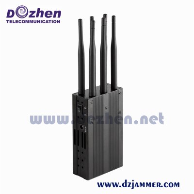 Full Frequency Mobile Phone Jamming 6 Antenna Device 2 Hours Maximum Batter 6 Watt