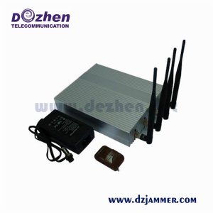 Mobile Phone Jammer - 10m to 40m Shielding Radius - with Remote
