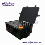 Mobile Phone 700W  Portable Signal Jammer Multi - Band Walky - Talky Output Power Selectable 14 Bands