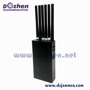 Selectable Portable Handheld 6 Bands 6.0W Signal Jammer Wi-Fi LOJACK 2G 3G GPS