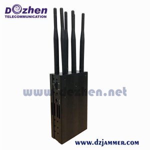 Handheld 6 Bands All CellPhone and GPS Signal Jammer 6 watt