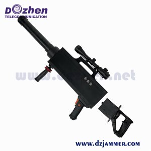 Anti Drone System 1.5km Portable Uav Signal Gun Jammer 2.4G 5.8g GPS WiFi for Public Security