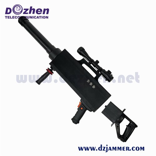 Anti Drone System 1.5km Portable Uav Signal Gun Jammer 2.4G 5.8g GPS WiFi for Public Security