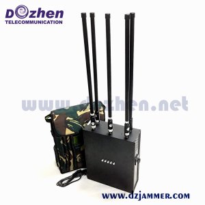 VIP Protection 5.8G 220W Cell Phone Signal Jammer 5 bands antenna Jammer