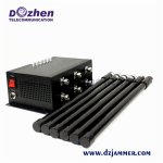 Omni Directional Patch 6 Antennas 157W Drone Signal Jamming Device