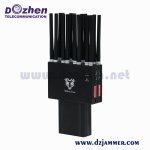 Handheld Adjustable 16 Antennas 16 watt Powerful 2G 3G 4G 5g GPS Phone Blocker Jammer