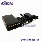 Handheld 6 Bands GSM CDMA 3G and Lojack GPS Signal Jammer 6 Watt