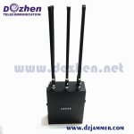 Cellular 3G 4G GSM CDMA Cell phone WiFi GPS Signal jammer 5 bands Portable Backpack Built-in Battery