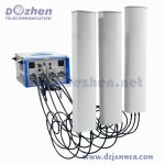 High Power Prison Waterproof GSM 2g 3G 4G Cell Phone WiFi2.4G Jammer up to 500m